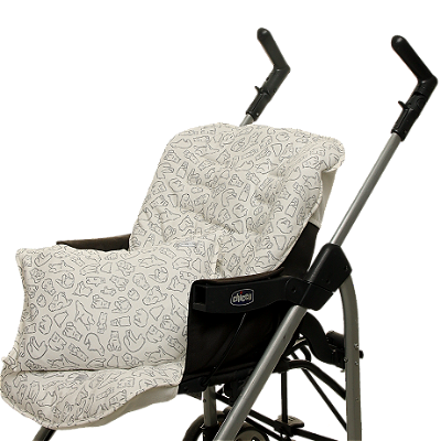 Capa Protetora Carrinho Tradicional Algodão - Urso