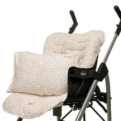 Capa Protetora Carrinho Tradicional Algodão - Gardênia