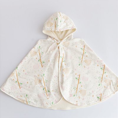 Poncho Dupla Face  -  de 4 a 8 anos - Gaiolas