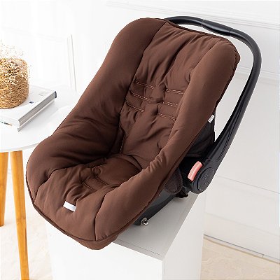 Capa Protetora para Bebê Conforto Lycra - Marrom