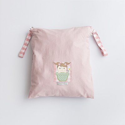 Saco para Roupa Suja e Úmida Colorido - Menina