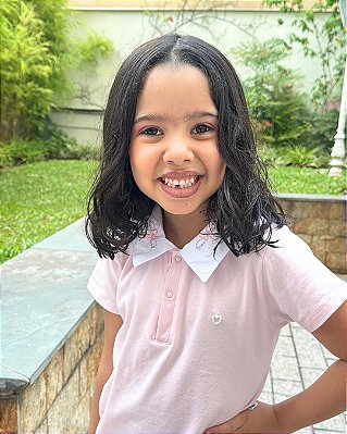 Vestido Polo com Shorts - Laços Rosa