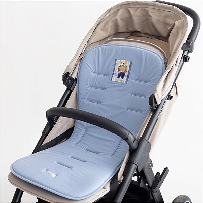 Capa Protetora Carrinho Universal Slim Algodão - Urso