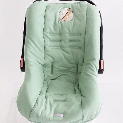 Capa Protetora Bebê Conforto Algodão - Girafa