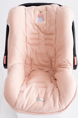 Capa Protetora Bebê Conforto Algodão - Ursa