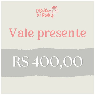Vale Presente - Gift Card 400