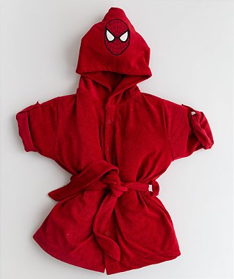 Roupão Atoalhado Kids - Homem Aranha