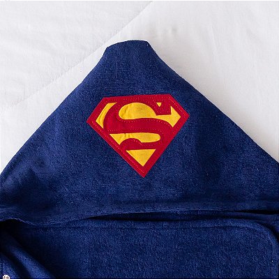 Roupão Atoalhado Kids - Super Homem