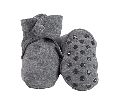 Sapatinho com Antiderrapante - Mescla Cinza