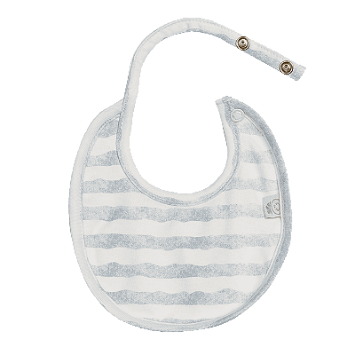 Babador Mini Estampado - Listrado Azul