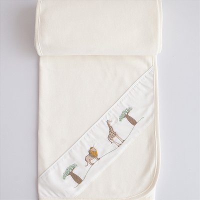 Manta Dupla de Suedine Clássico - Safari