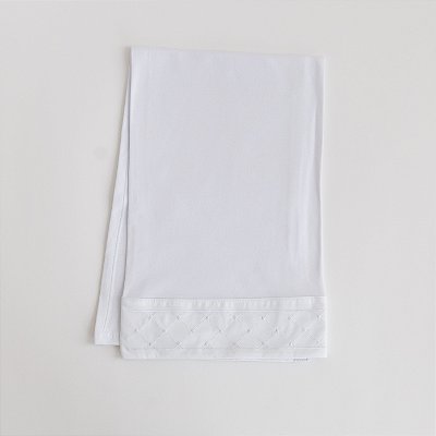 Cueiro de Suedine Premium - Losango Branco