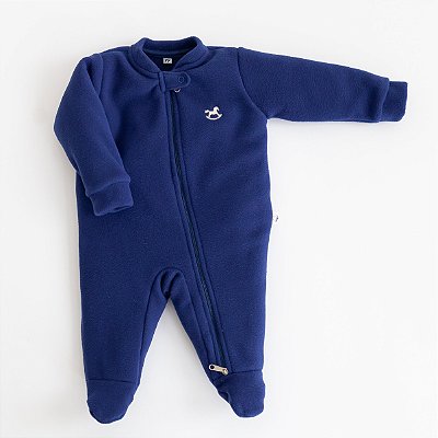 Macacão de Microsoft com Zíper - Marinho