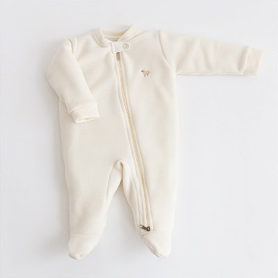 Macacão de Microsoft com Zíper - Creme