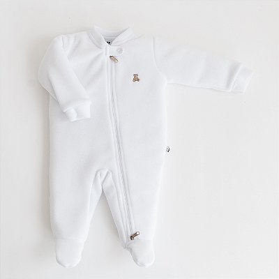 Macacão de Microsoft com Zíper - Branco