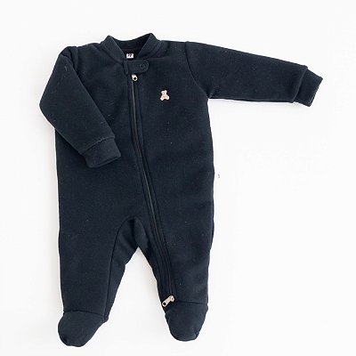 Macacão de Microsoft com Zíper - Preto