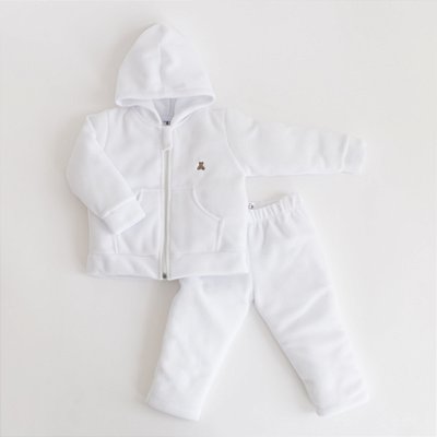 Agasalho de Microsoft com Zíper Baby - Branco