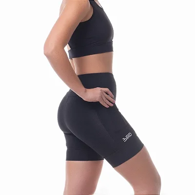 Bermuda de Alta Compressão Black Falcon