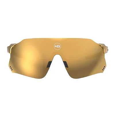 Óculos de Sol HB Quad X 2.0 M Grad Black Gold Gold Chrome