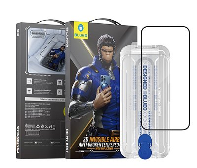 Pelicula 3D Invisible Airbag Anti-Broken Tempered iPhone 14 Pro Max/15 Plus