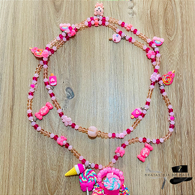 Guia erê rosa em cristal