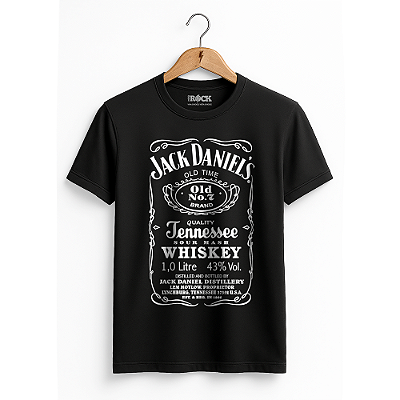 Camiseta Jack Daniels Tradicional Preta