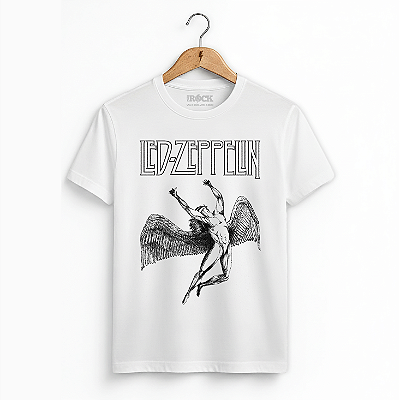 Camiseta Led Zeppelin Branca
