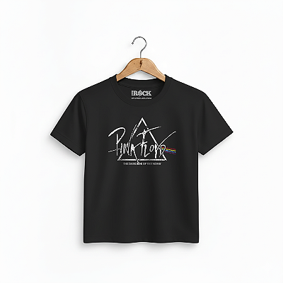 Camiseta Infantil Pink Floyd Prism Preta
