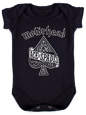 Body Bebê Motorhead Espada Preto