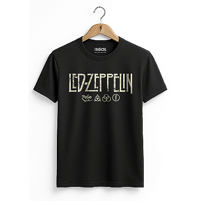 Camiseta Led Zeppelin Preta
