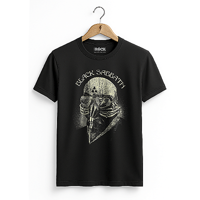 Camiseta Black Sabbath Máscara Preto