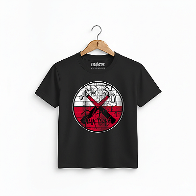 Camiseta Infantil Pink Floyd The Wall Preta