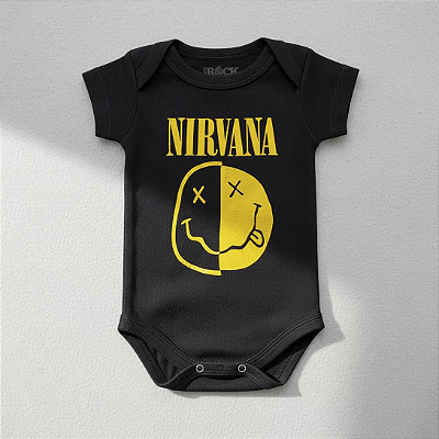 Body Bebê Nirvana Preta