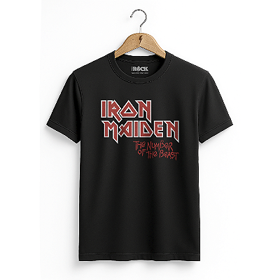 Camiseta Iron Maiden Number Of The Beast Preta
