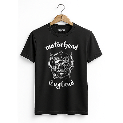 Camiseta Motorhead England Preta