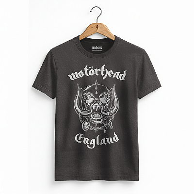 Camiseta Estonada Motorhead England Preta