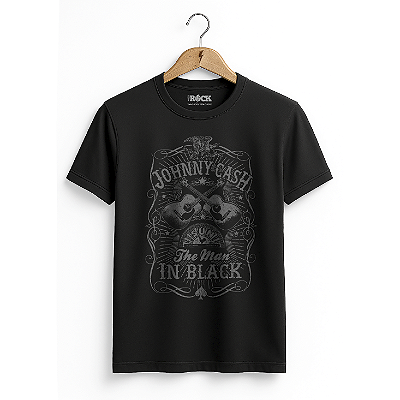 Camiseta Johnny Cash In Black Preta