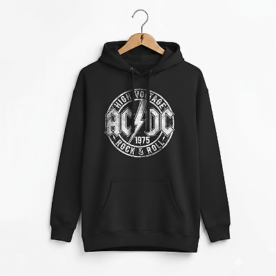 Moletom Canguru ACDC High Preto