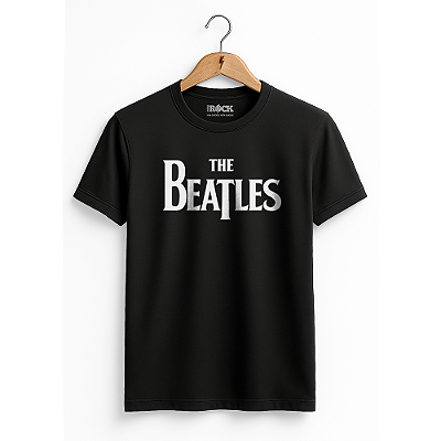 Camiseta The Beatles Logo Preta