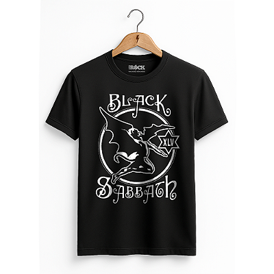 Camiseta Black Sabbath Logo Preto