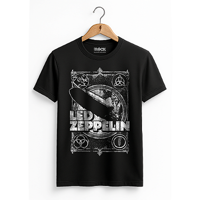 Camiseta Led Zeppelin Mothership Preta