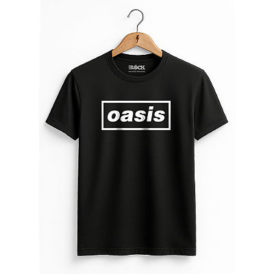Camiseta Oasis Logo Preta