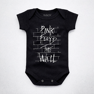 Body Bebê Pink Floyd The Wall - Preto