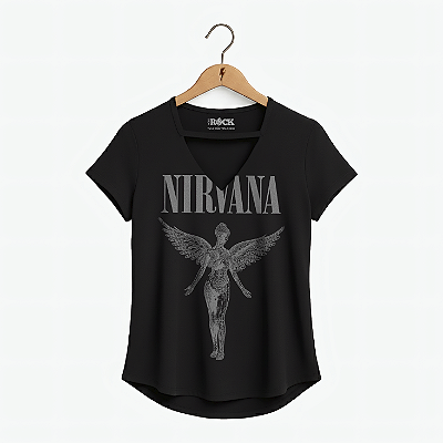 Blusinha Nirvana In Utero - Preta