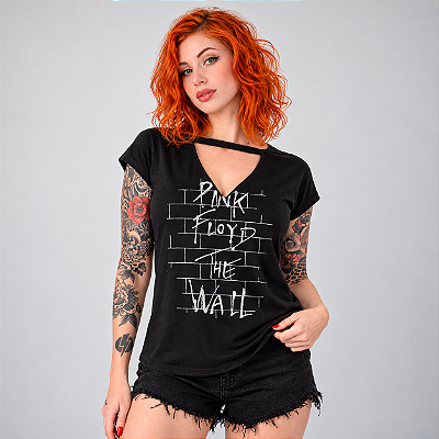 Blusinha Pink Floyd The Wall - Preta