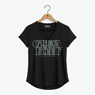 Blusinha Greta Van Fleet Logo - Preta