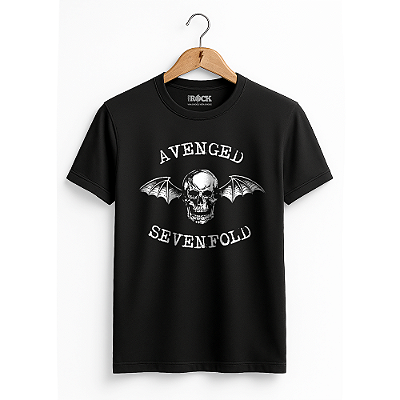 Camiseta Avenged Sevenfold Logo Preto