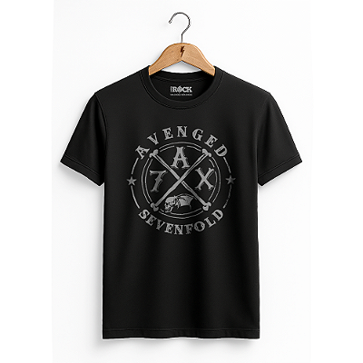 Camiseta Avenged Sevenfold A7X Preto