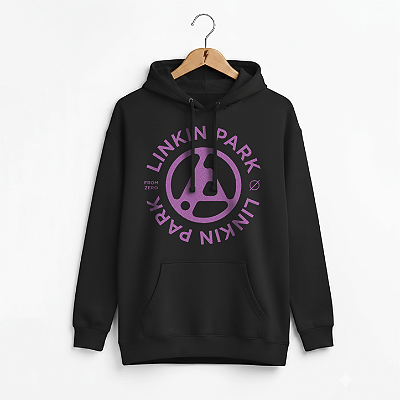 Moletom Canguru Linkin Park From Zero Preto