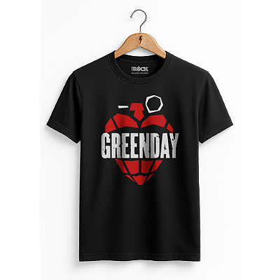 Camiseta Green Day Grenade Preto